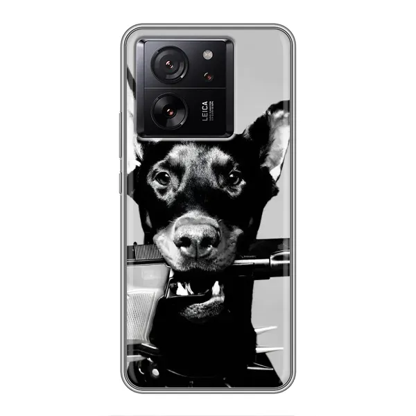 Чехол с рисунком «Опасный доберман» для Xiaomi 13T Чехол с рисунком «Опасный доберман» для Xiaomi 13T