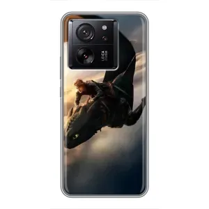 Чехол дракон Беззубик для Xiaomi 13T (Полет Беззубика)