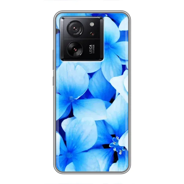 Чехол с рисунком «Синие цветы» для Xiaomi 13T Чехол с рисунком «Синие цветы» для Xiaomi 13T