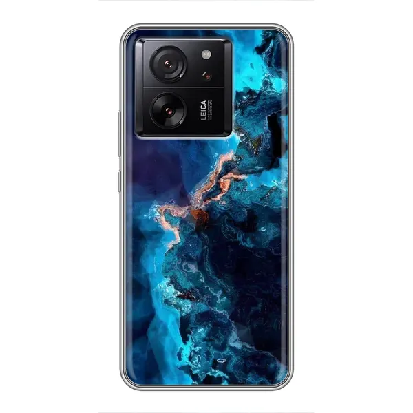 Чехол с рисунком «Синий мрамор» для Xiaomi 13T Чехол с рисунком «Синий мрамор» для Xiaomi 13T