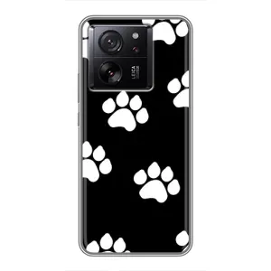 Бампер для Xiaomi 13T с картинкой "Песики" (Следы собак)