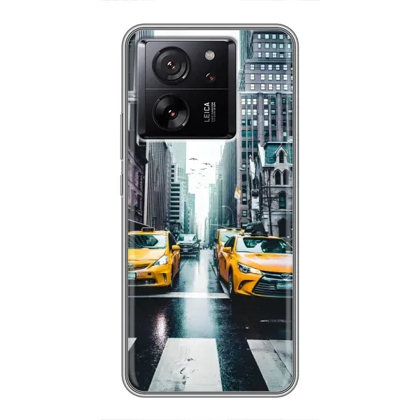 Чехол с рисунком «Такси» для Xiaomi 13T