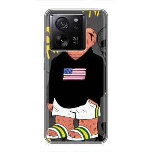 Чехлы Мишка Тедди для Сяоми 13Т (Teddy USA)