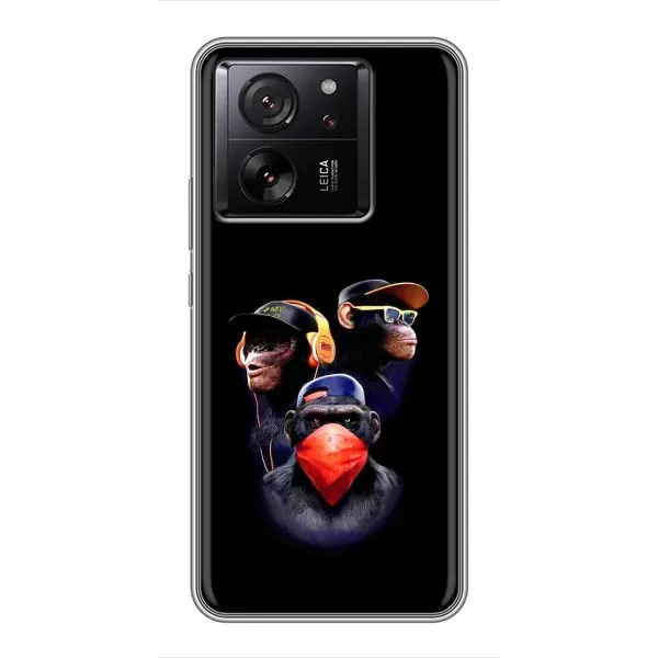 Чехол с рисунком «Три обезьяны» для Xiaomi 13T Чехол с рисунком «Три обезьяны» для Xiaomi 13T