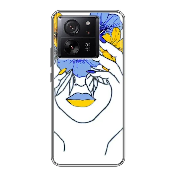 Чехол с рисунком «Украинка на всю голову» для Xiaomi 13T Чехол с рисунком «Украинка на всю голову» для Xiaomi 13T