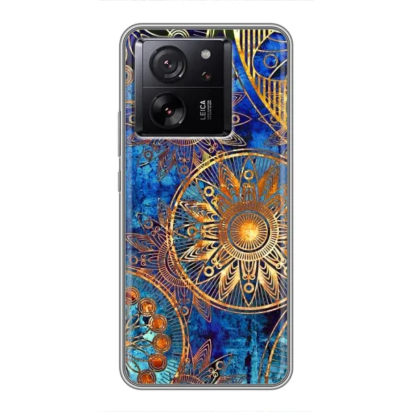 Чехол с рисунком «Золотые узоры» для Xiaomi 13T