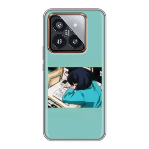Чехол с персонажами АНИМЕ на Xiaomi 14 Pro (Аканэ Тэндо)