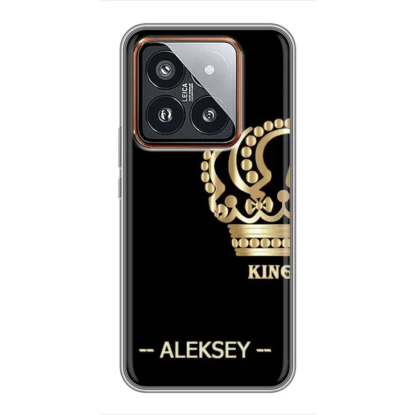 Чехол с рисунком «ALEXEY» для Xiaomi 14 Pro