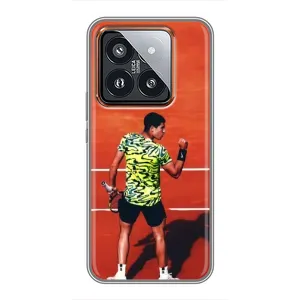Чохли з прінтом Спортивна тематика для Xiaomi 14 Pro (Алькарас Тенісист)