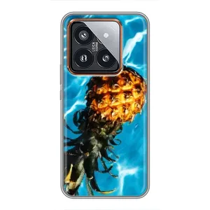 Чохол з зображенням смачної їжі для Xiaomi 14 Pro (Ананас)