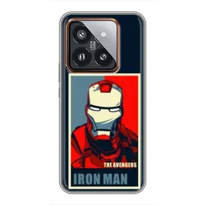 Чохол Супергерой Залізна Людина на Xiaomi 14 Pro (Art Iron man)
