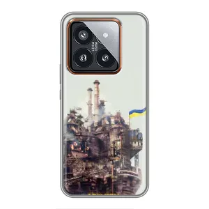 Чехлы на военную тематику для Xiaomi 14 Pro (Азовсталь)