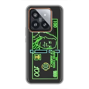 Чехол (Дорого -богато) на Xiaomi 14 Pro (Баксы)