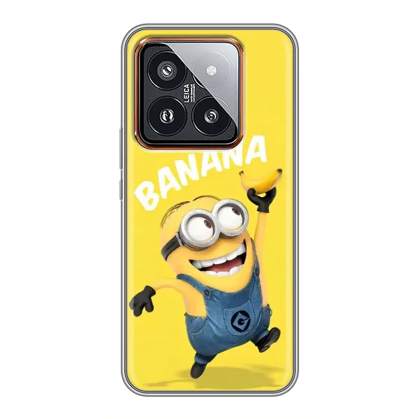 Чехол с рисунком «Banana» для Xiaomi 14 Pro