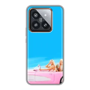 Силиконовый Чехол Барби Фильм на Xiaomi 14 Pro (Барби и Кен)