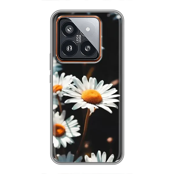 Чехол с рисунком «Белые ромашки» для Xiaomi 14 Pro Чехол с рисунком «Белые ромашки» для Xiaomi 14 Pro