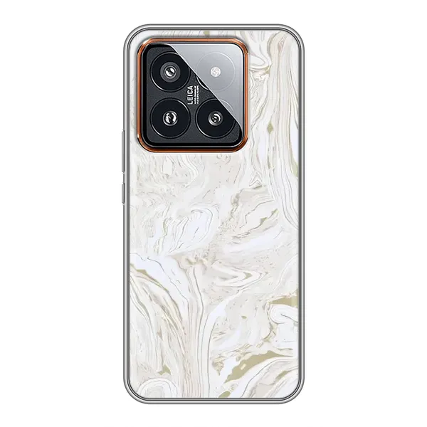Чехол с рисунком «белый мрамор» для Xiaomi 14 Pro Чехол с рисунком «белый мрамор» для Xiaomi 14 Pro
