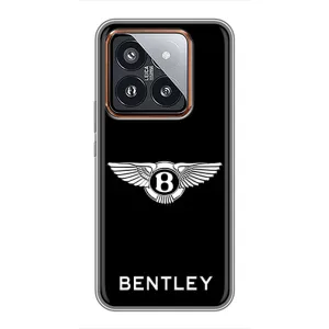 Чехлы с тематикой "Крутые машины" на Xiaomi 14 Pro (Logo Bentley)
