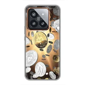 Чехол (Дорого -богато) на Xiaomi 14 Pro (Биток)
