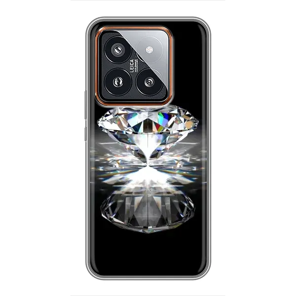 Чехол с рисунком «Бриллиант» для Xiaomi 14 Pro
