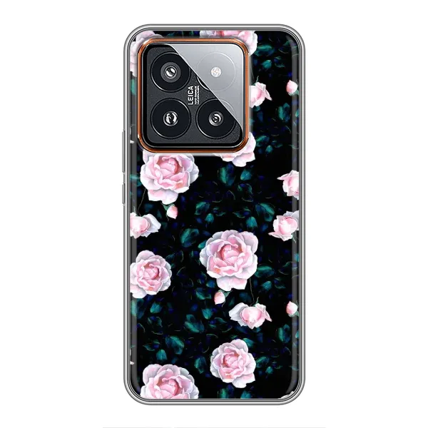Чехол с рисунком «Чайные розы» для Xiaomi 14 Pro Чехол с рисунком «Чайные розы» для Xiaomi 14 Pro