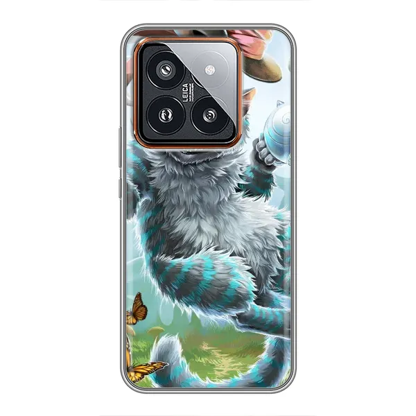Чехол с рисунком «Чеширский КОТИК» для Xiaomi 14 Pro Чехол с рисунком «Чеширский КОТИК» для Xiaomi 14 Pro