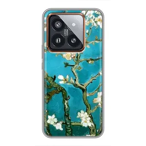 Чехол с принтом САКУРЫ на Xiaomi 14 Pro (Цветение Сакуры)