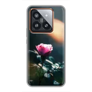 Чехлы с принтом Розочки для Xiaomi 14 Pro (Цветок ночной)