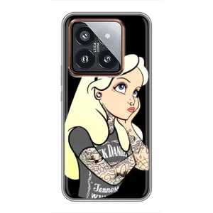 Чехол Стильные девушки на Xiaomi 14 Pro (Девушка обиделась)