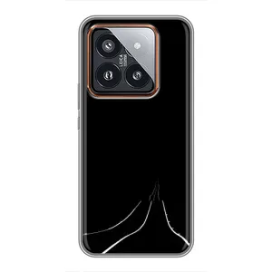Чохол з картинками на чорному фоні для Xiaomi 14 Pro (Дорога)
