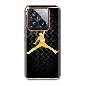 Силиконовый Чехол Nike Air Jordan на Сяоми 14 Про (Джордан 23)
