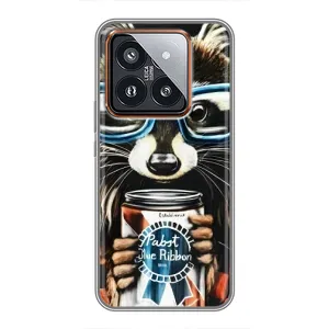 Силиконовый Чехол с Енотами на Xiaomi 14 Pro
