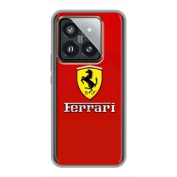 Чехол с рисунком «Ferrari Logo» для Xiaomi 14 Pro Чехол с рисунком «Ferrari Logo» для Xiaomi 14 Pro