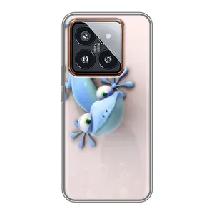 Чохли з зображенням різних тварин на Xiaomi 14 Pro (Геккон)