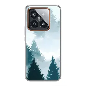 Летний Чехол на Xiaomi 14 Pro (Горный лес)