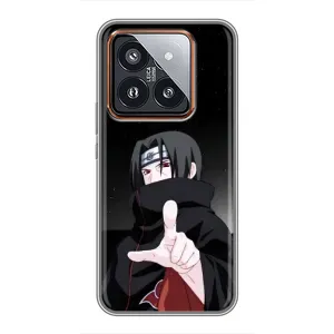 Чехлы с картинкой Итачи Учиха на Xiaomi 14 Pro (Итачи Знак)