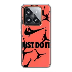 Силиконовый Чехол Nike Air Jordan на Сяоми 14 Про
