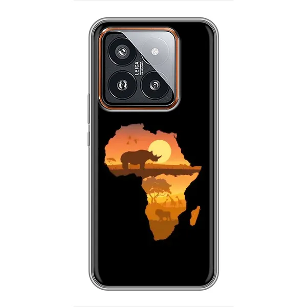 Чехол с рисунком «Карта» для Xiaomi 14 Pro Чехол с рисунком «Карта» для Xiaomi 14 Pro