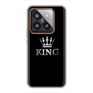 Чехол (Корона на чёрном фоне) для Сяоми 14 Про (KING)
