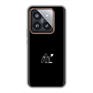 Чохол з картинками на чорному фоні для Xiaomi 14 Pro (Книжки)