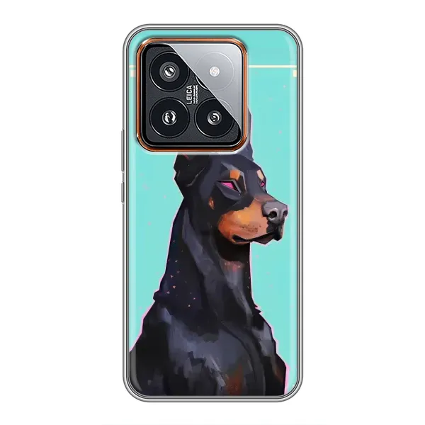 Чехол с рисунком «Король доберман» для Xiaomi 14 Pro Чехол с рисунком «Король доберман» для Xiaomi 14 Pro
