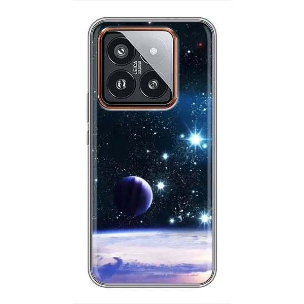 Чехол с рисунком «Космический вид» для Xiaomi 14 Pro Чехол с рисунком «Космический вид» для Xiaomi 14 Pro