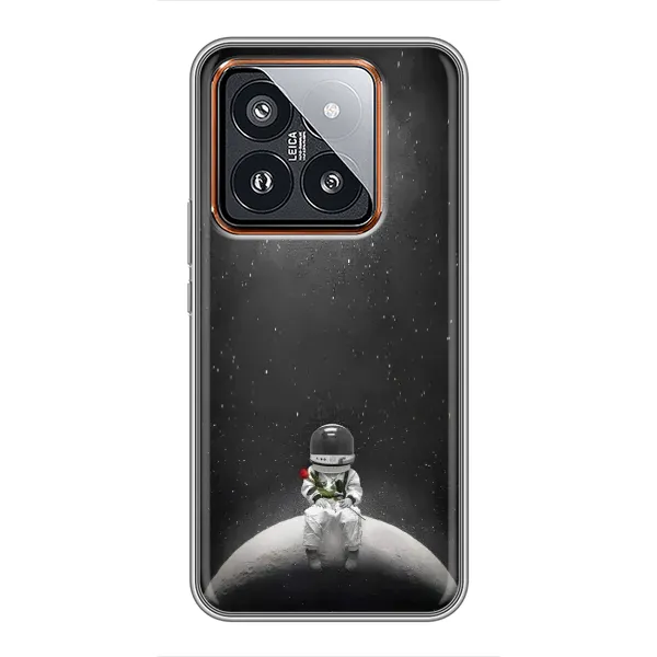 Чехол с рисунком «Космонавт романтик» для Xiaomi 14 Pro Чехол с рисунком «Космонавт романтик» для Xiaomi 14 Pro