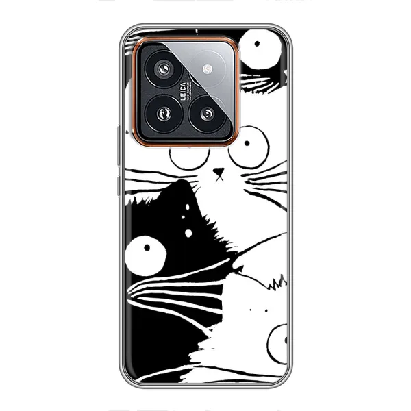 Чехол с рисунком «КОТИКИ» для Xiaomi 14 Pro Чехол с рисунком «КОТИКИ» для Xiaomi 14 Pro