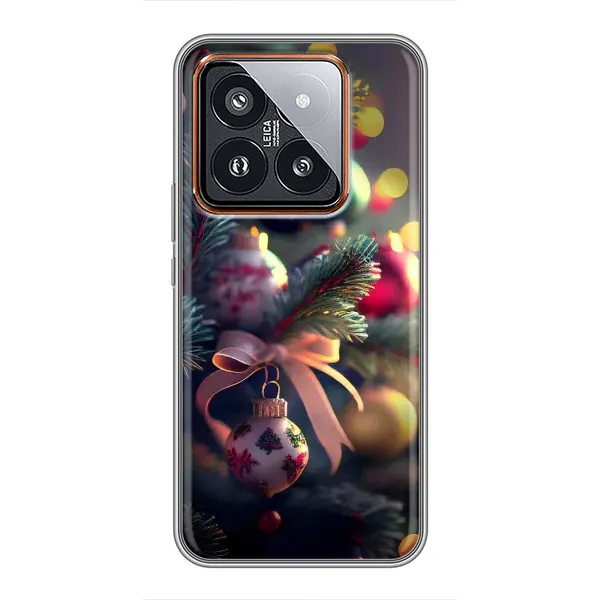Чехол с рисунком «Красивая елочка» для Xiaomi 14 Pro