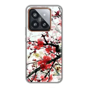 Чехол с принтом САКУРЫ на Xiaomi 14 Pro (Красивая Сакура)