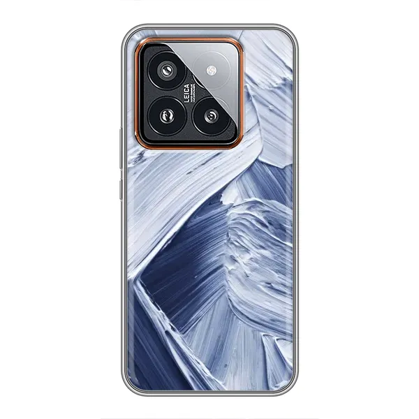 Чехол с рисунком «Краски мазки» для Xiaomi 14 Pro