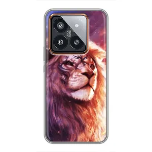Чехол с картинкой на Xiaomi 14 Pro (Красочный ЛЕВ)