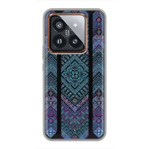 Силіконовый Чохол на Xiaomi 14 Pro (Крутий орнамент)