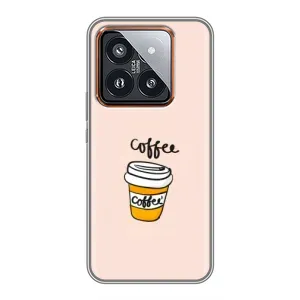 Чохол з зображенням смачної їжі для Xiaomi 14 Pro (Кружка Кави)